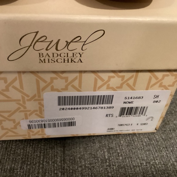 Jewel Badgley Mischka Yesia Crystal Sandal (Women) 8M - Picture 10 of 13